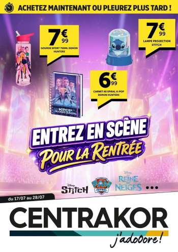 Catalogue Centrakor - 17/07/2026 - 28/07/2026.