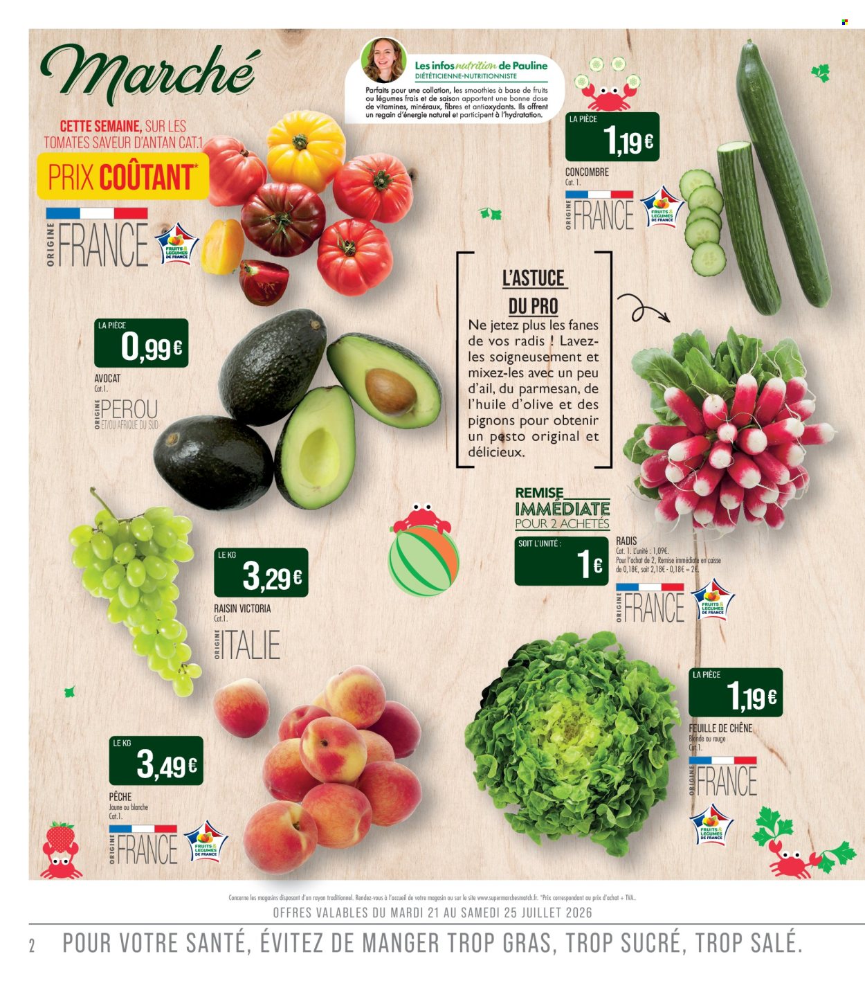 Catalogue Supermarché Match - 21/07/2026 - 02/08/2026. Page 2