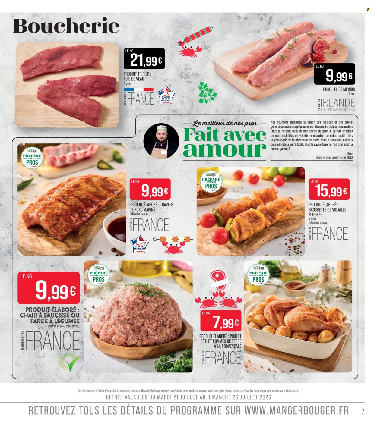 Catalogue Supermarché Match - 21/07/2026 - 02/08/2026. Page 7