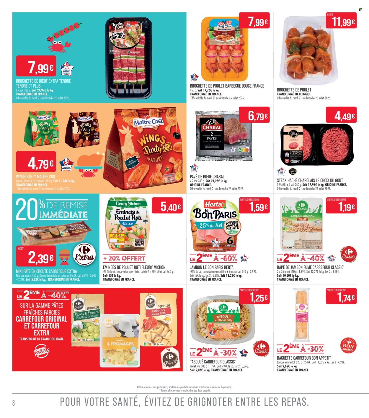 Catalogue Supermarché Match - 21/07/2026 - 02/08/2026. Page 8