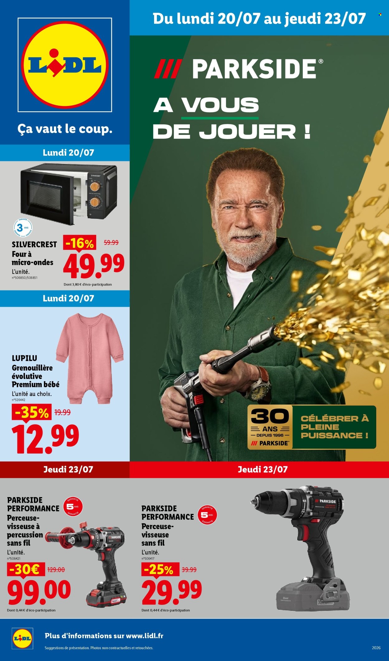 Catalogue Lidl - 20/07/2026 - 23/07/2026. Page 1