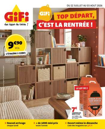 Catalogue GiFi - 22/07/2026 - 03/08/2026.