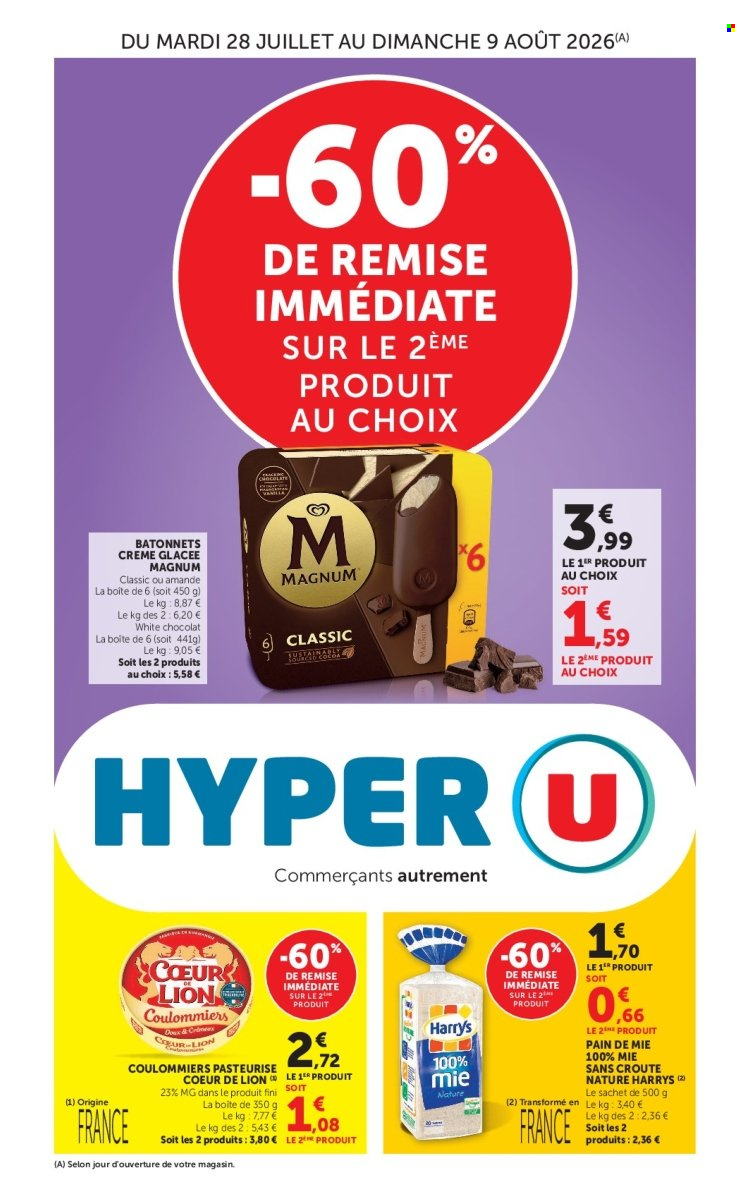 Catalogue HYPER U - 28/07/2026 - 09/08/2026. Page 1