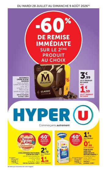 Catalogue HYPER U - 28/07/2026 - 09/08/2026.
