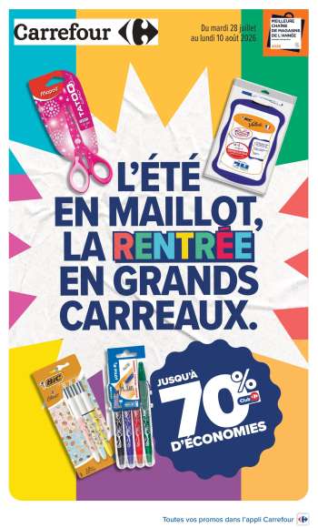 Catalogue Carrefour Hypermarchés - 28/07/2026 - 10/08/2026.