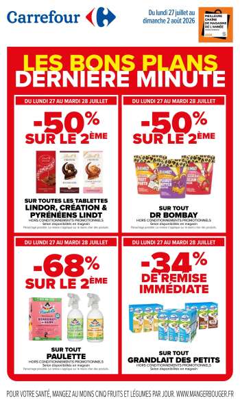 Catalogue Carrefour Hypermarchés - 27/07/2026 - 02/08/2026.