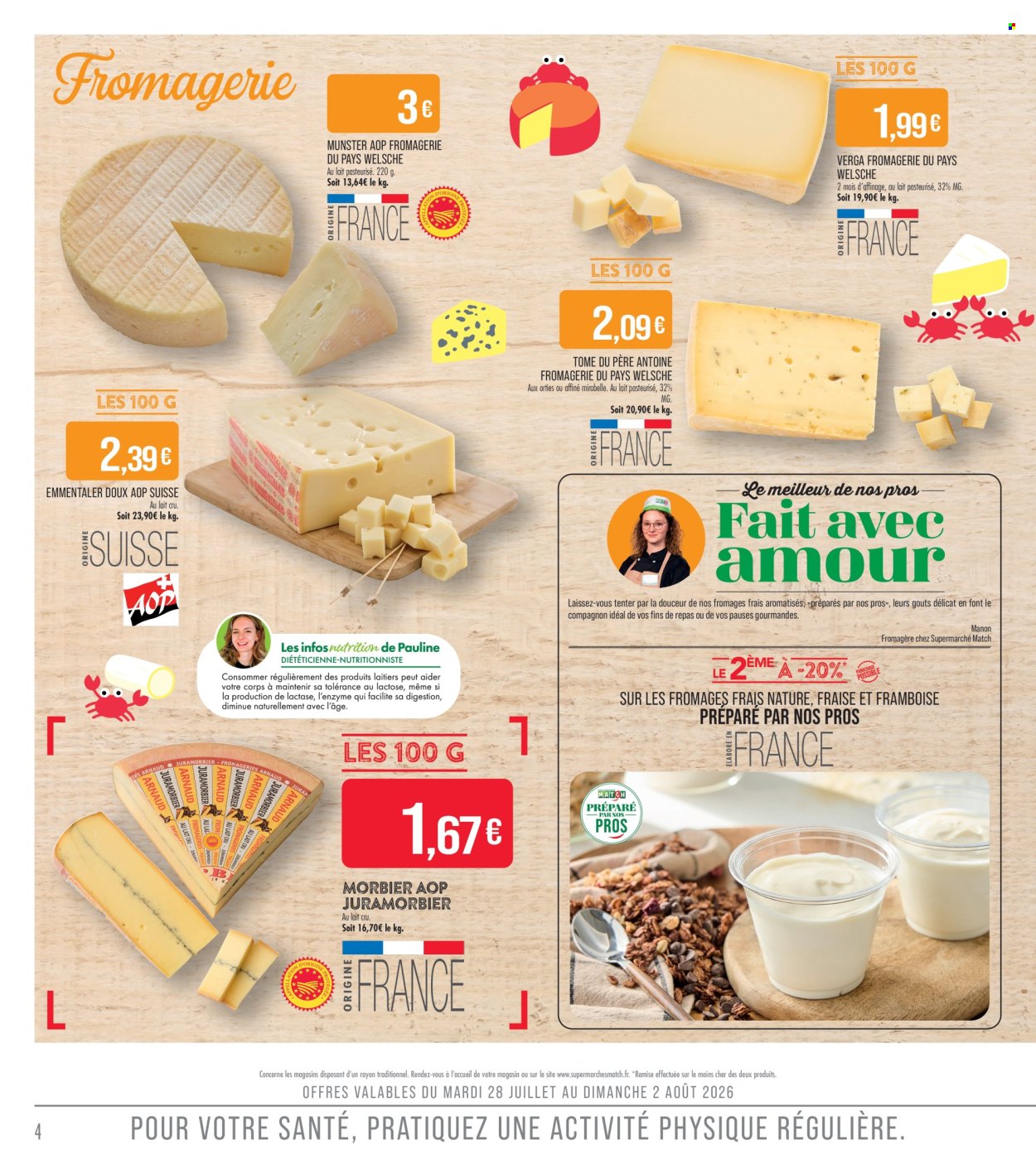 Catalogue Supermarché Match - 28/07/2026 - 09/08/2026. Page 4