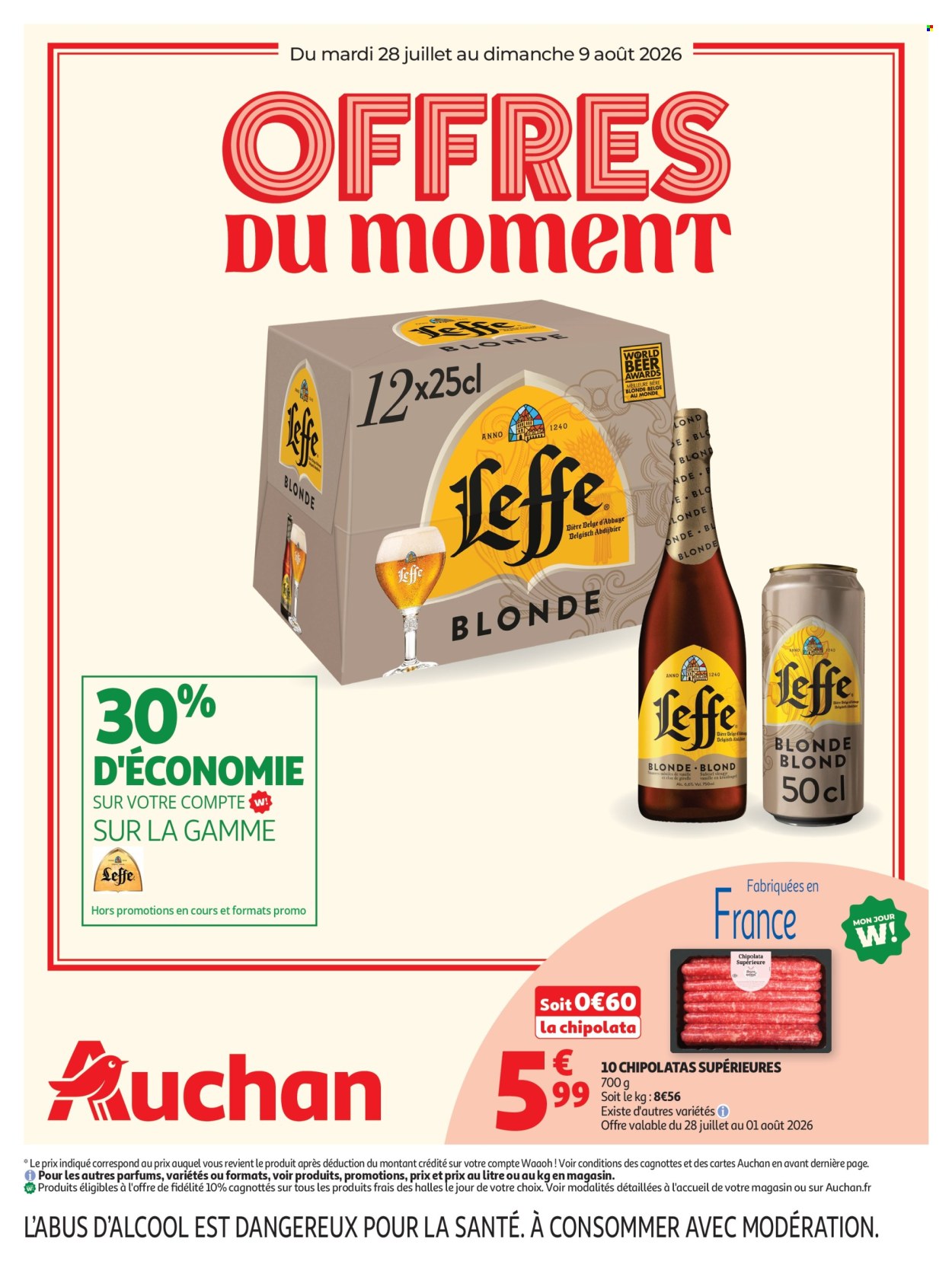 Catalogue Auchan - 28/07/2026 - 09/08/2026. Page 1