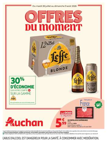 Catalogue Auchan - 28/07/2026 - 09/08/2026.
