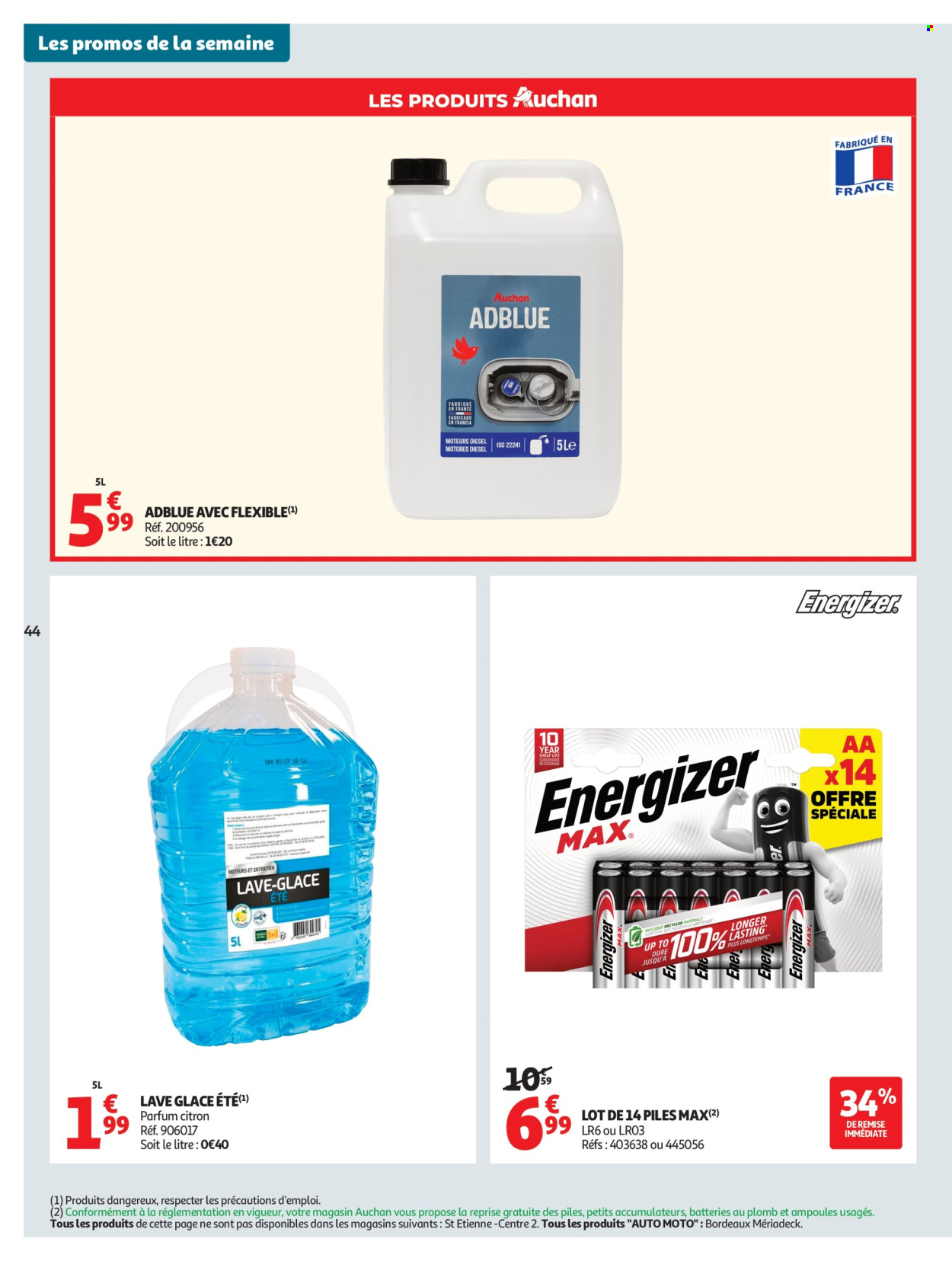 Catalogue Auchan - 28/07/2026 - 09/08/2026. Page 44