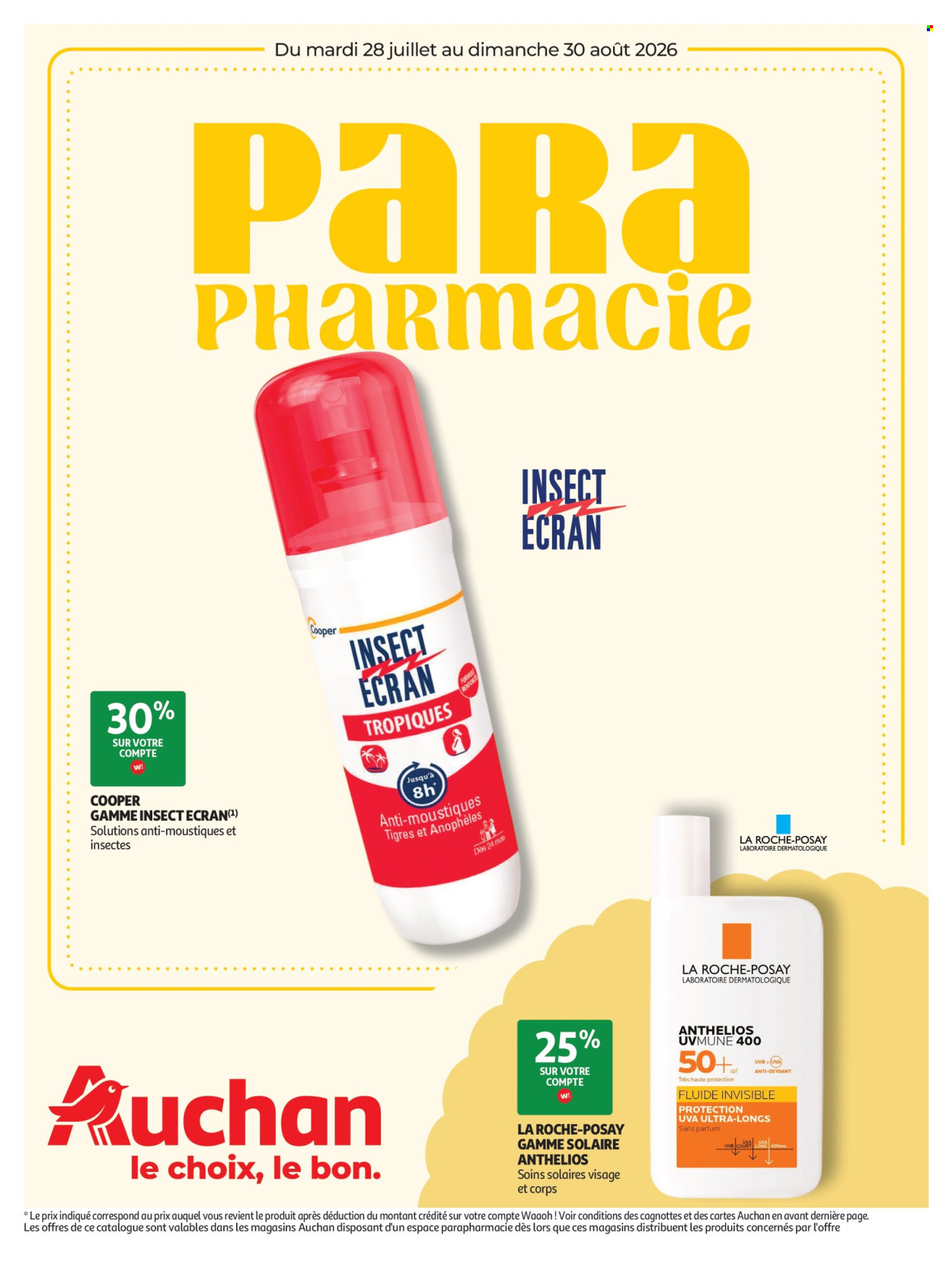 Catalogue Auchan - 28/07/2026 - 30/08/2026. Page 1