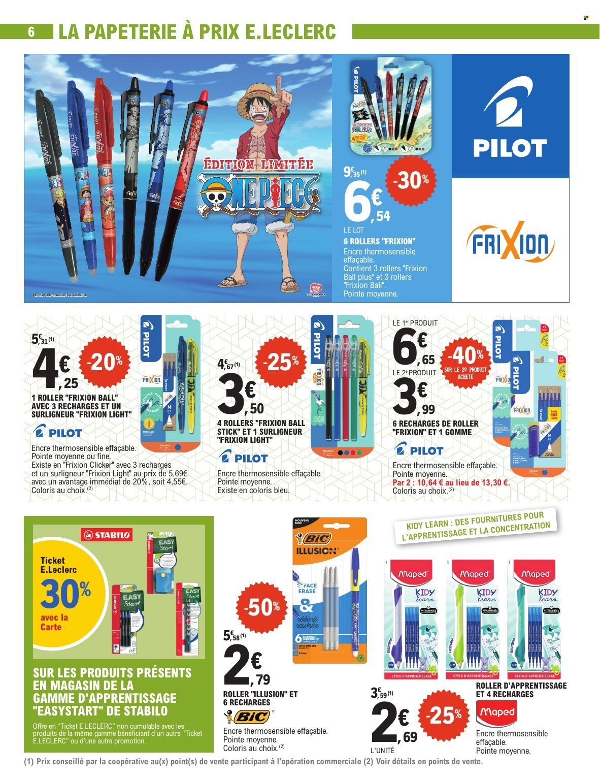Catalogue E.Leclerc - 28/07/2026 - 29/08/2026. Page 6