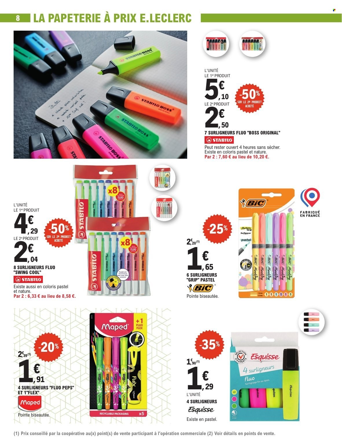 Catalogue E.Leclerc - 28/07/2026 - 29/08/2026. Page 8