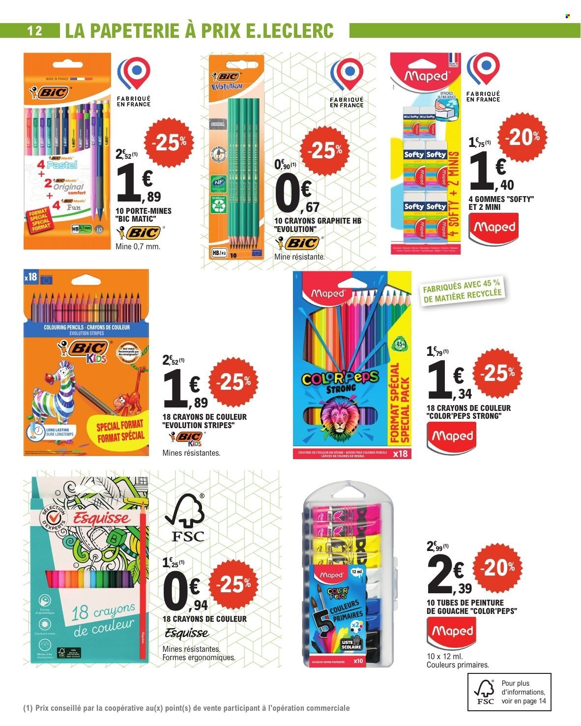 Catalogue E.Leclerc - 28/07/2026 - 29/08/2026. Page 12