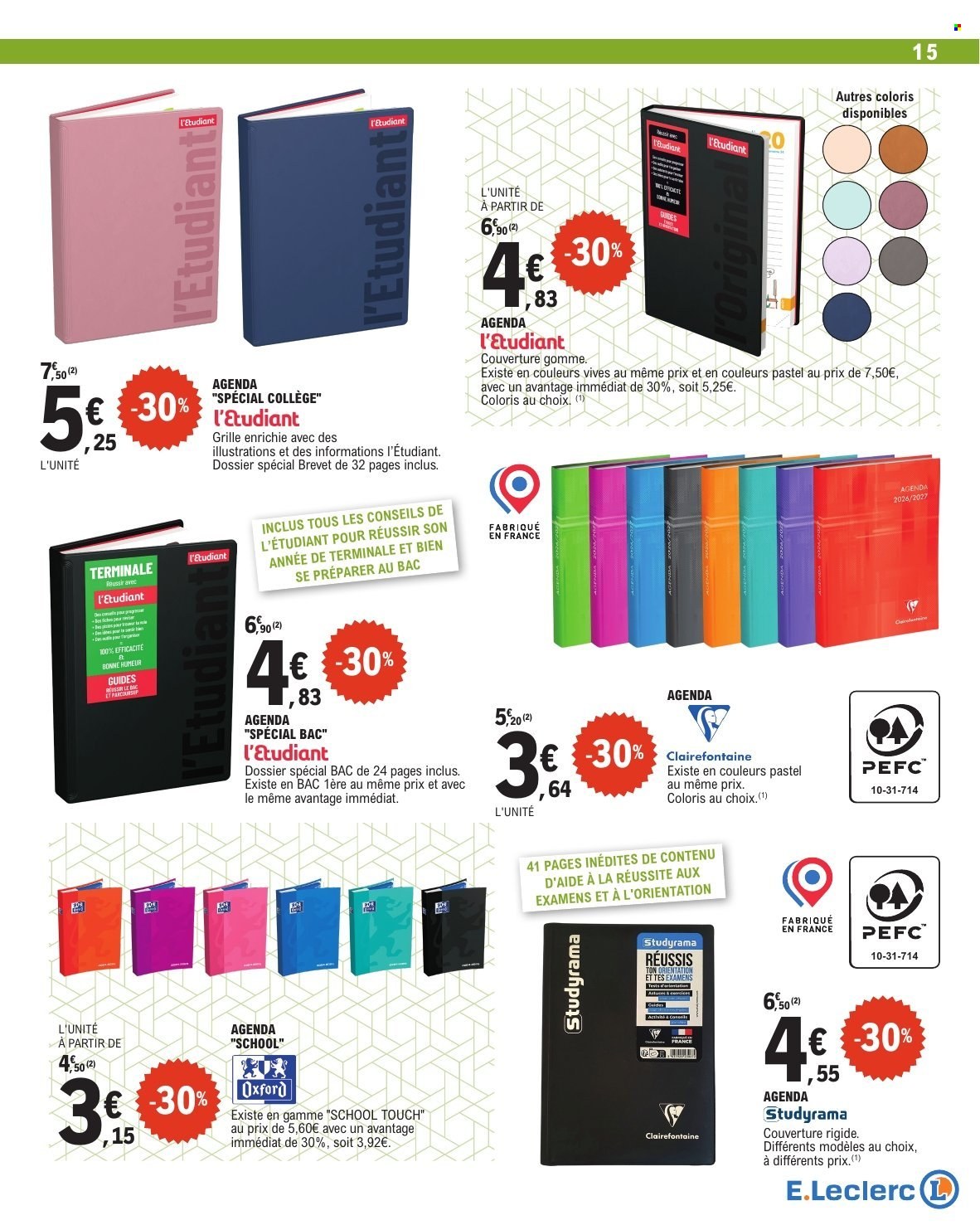 Catalogue E.Leclerc - 28/07/2026 - 29/08/2026. Page 15