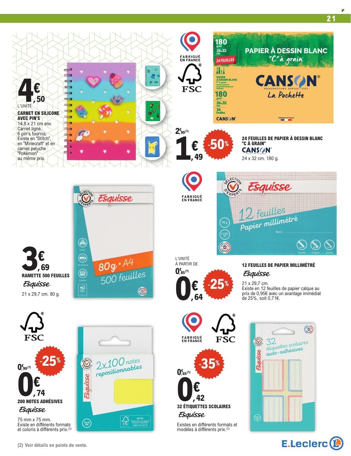Catalogue E.Leclerc - 28/07/2026 - 29/08/2026. Page 21