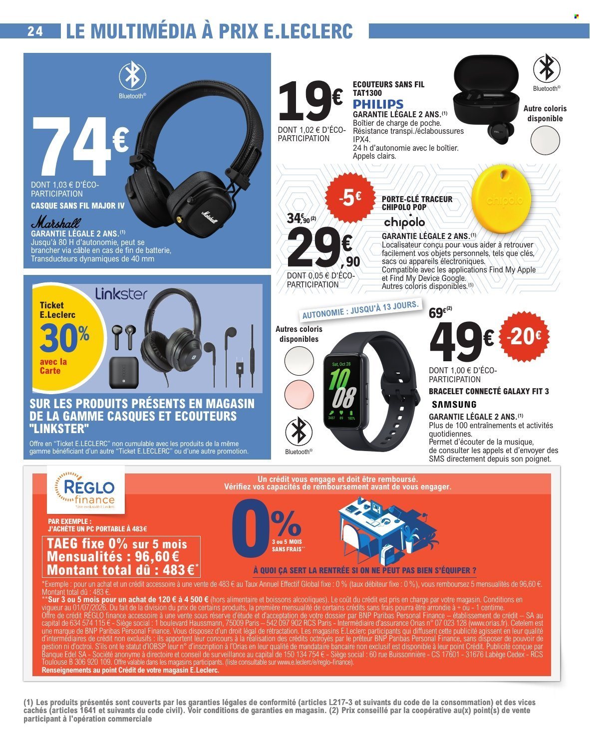 Catalogue E.Leclerc - 28/07/2026 - 29/08/2026. Page 24