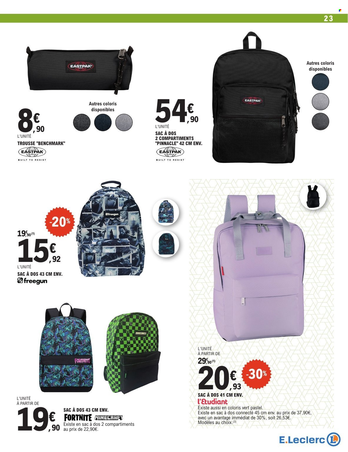Catalogue E.Leclerc - 28/07/2026 - 29/08/2026. Page 23