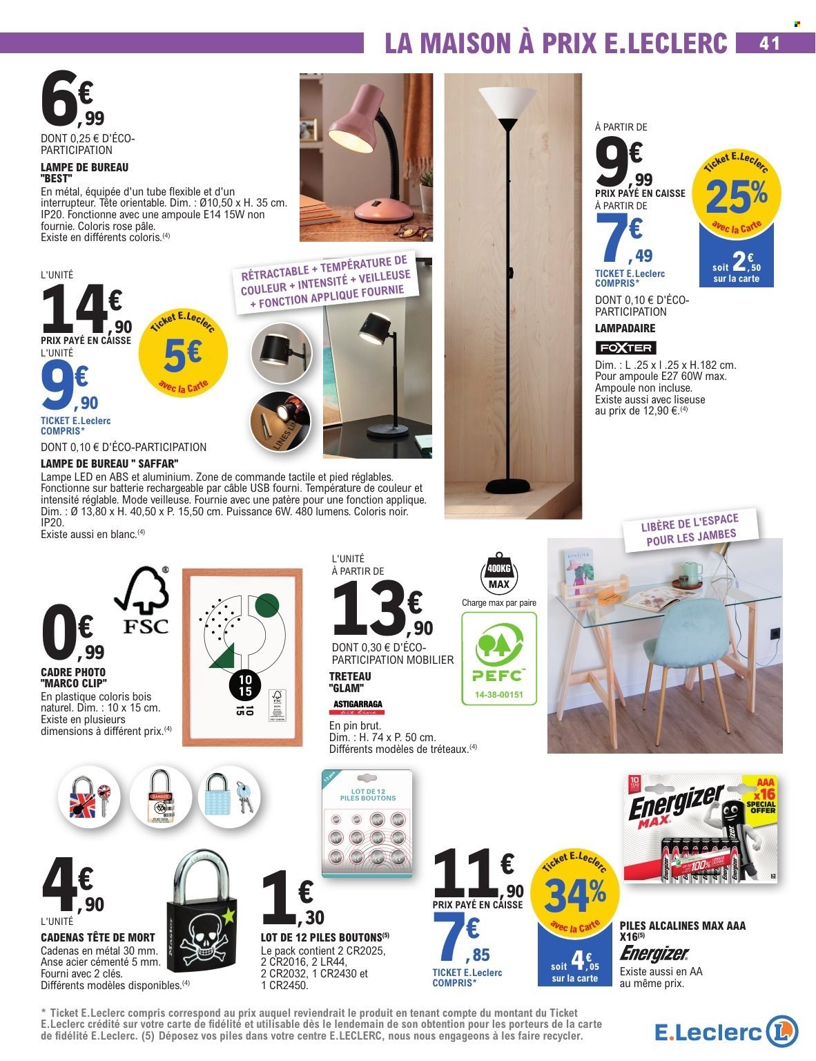 Catalogue E.Leclerc - 28/07/2026 - 29/08/2026. Page 41