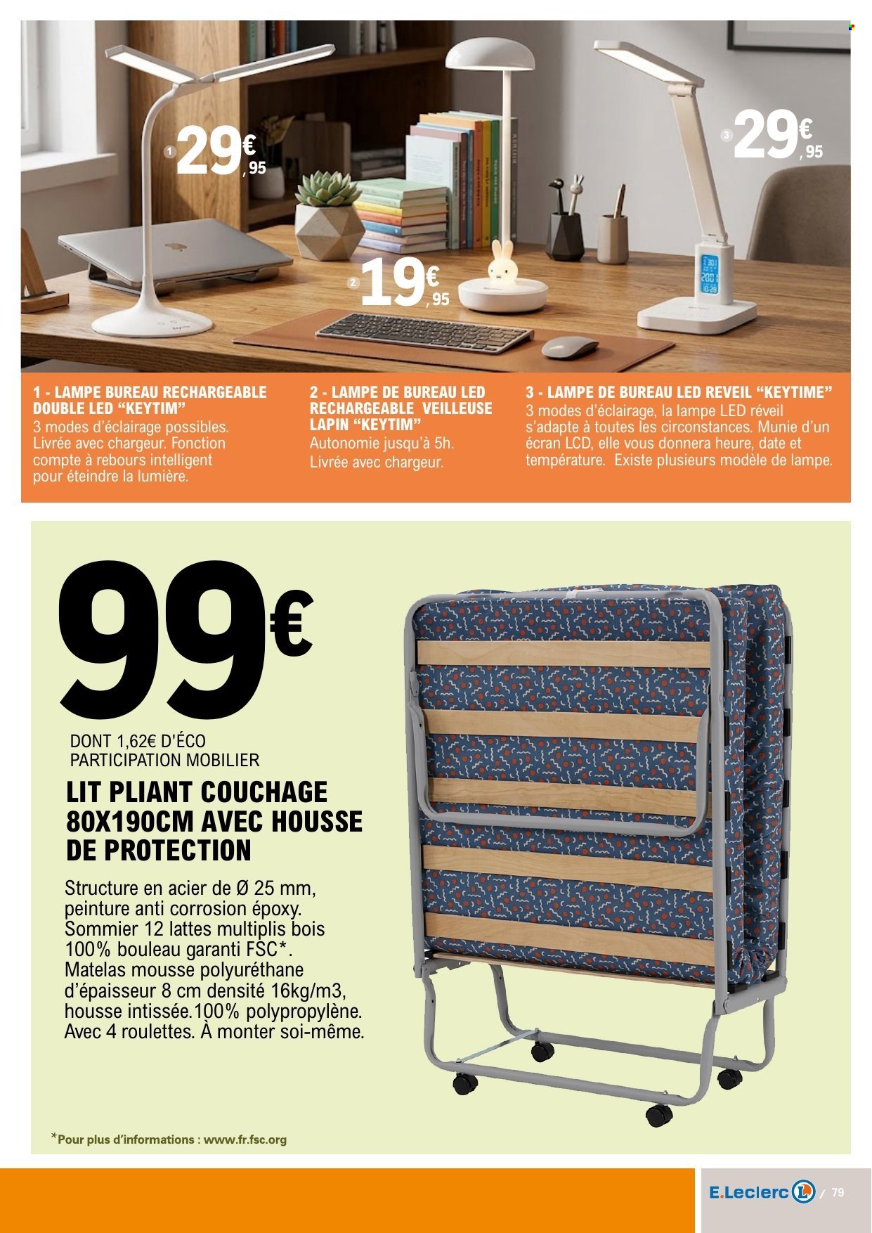 Catalogue E.Leclerc - 28/07/2026 - 09/08/2026. Page 79