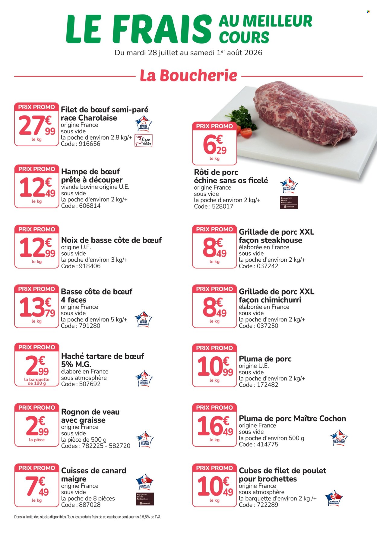 Catalogue Promocash - 28/07/2026 - 01/08/2026. Page 1