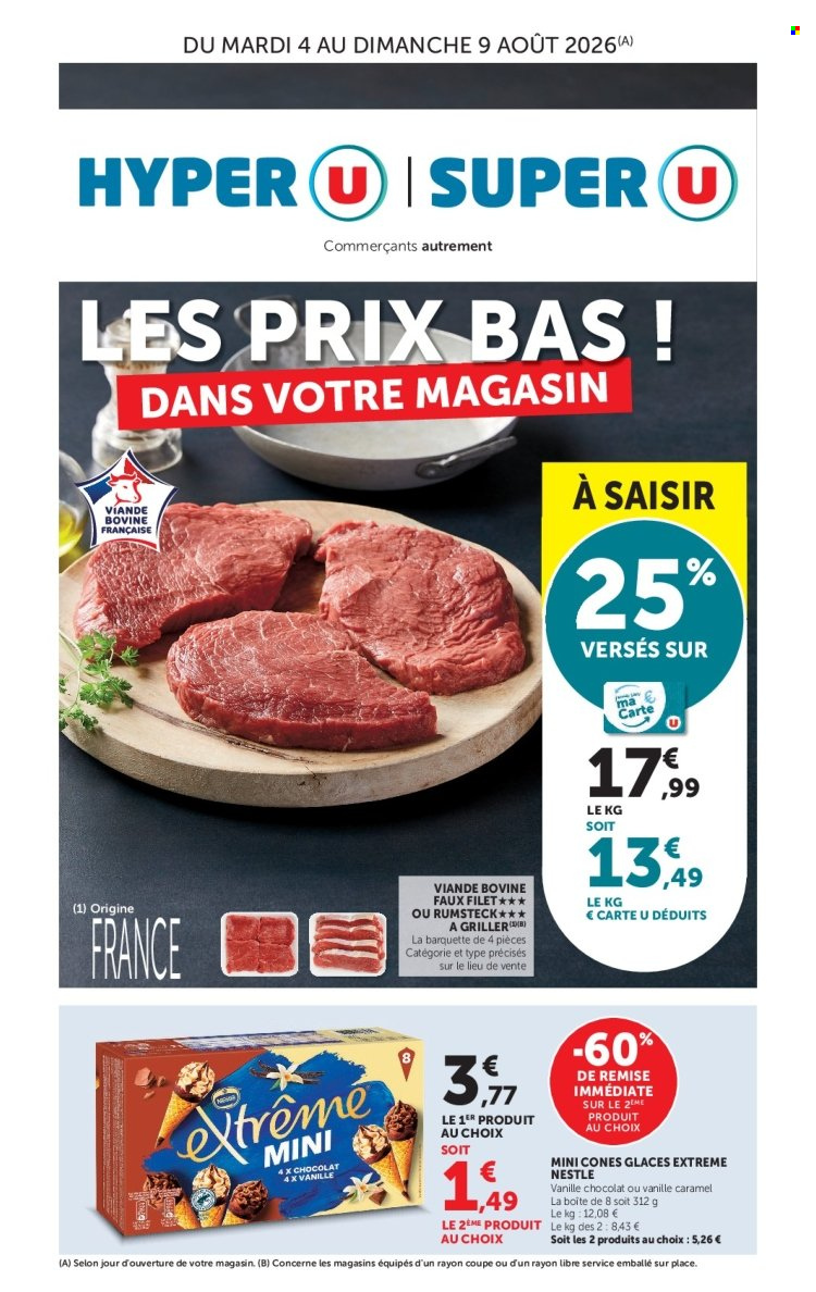 Catalogue Magasins U - 04/08/2026 - 09/08/2026. Page 1