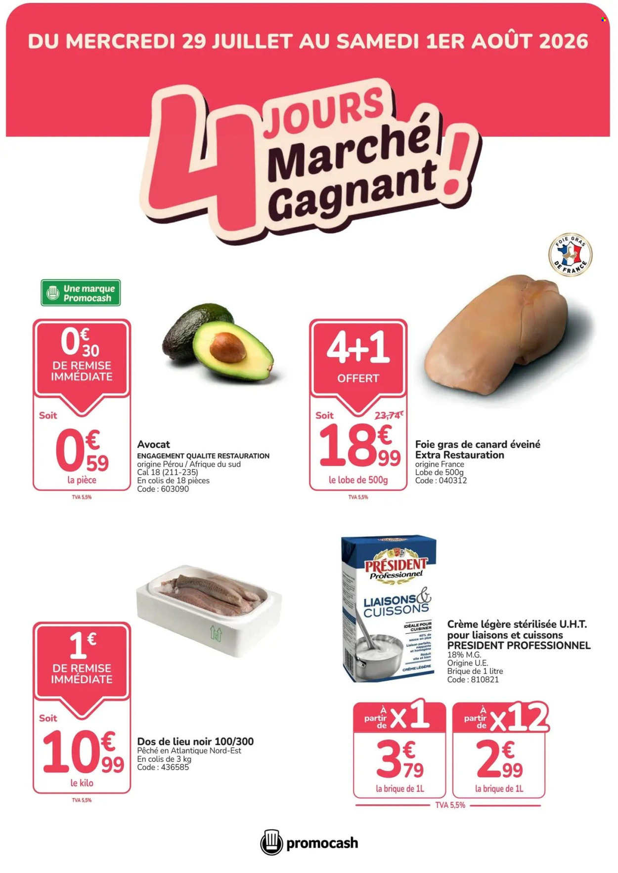 Catalogue Promocash - 29/07/2026 - 01/08/2026. Page 1