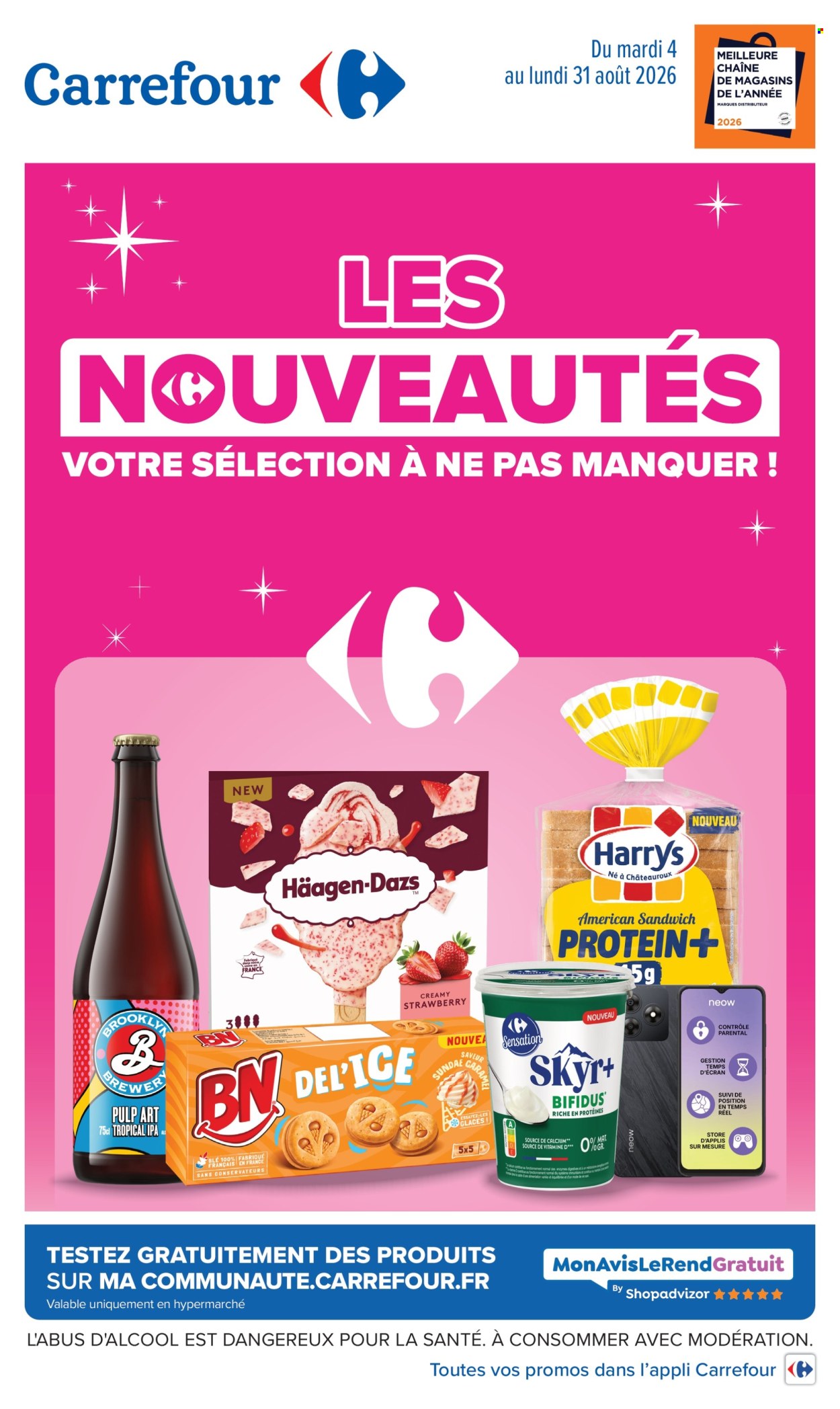 Catalogue Carrefour Hypermarchés - 04/08/2026 - 31/08/2026. Page 1