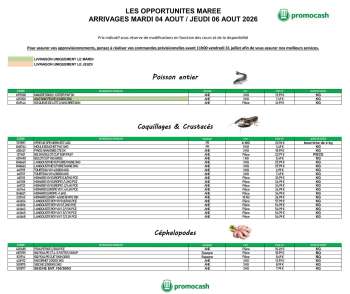 Catalogue Promocash - 04/08/2026 - 06/08/2026.