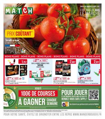 Catalogue Supermarché Match - 04/08/2026 - 16/08/2026.