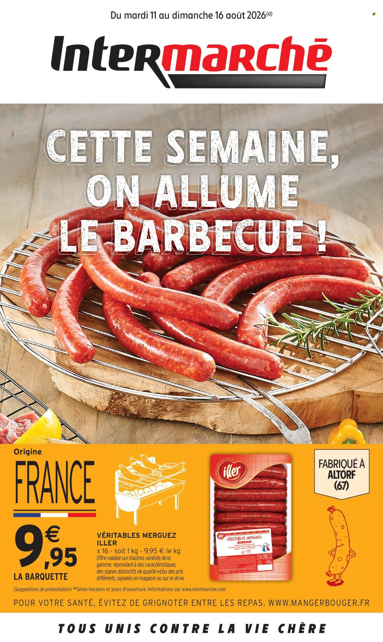Catalogue Intermarché - 11/08/2026 - 16/08/2026. Page 1