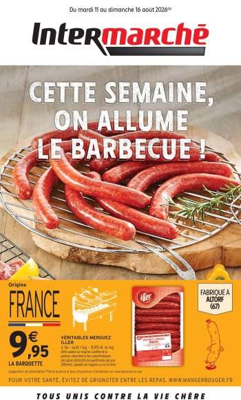 Catalogue Intermarché - 11/08/2026 - 16/08/2026.
