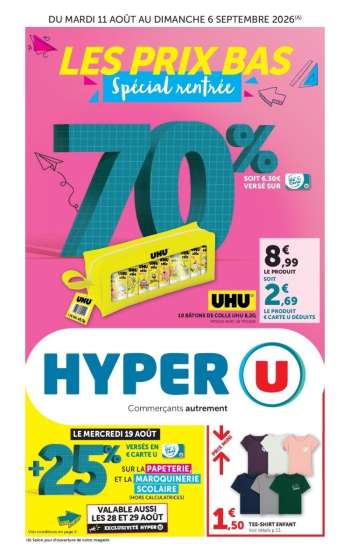 Catalogue HYPER U - 11/08/2026 - 06/09/2026.