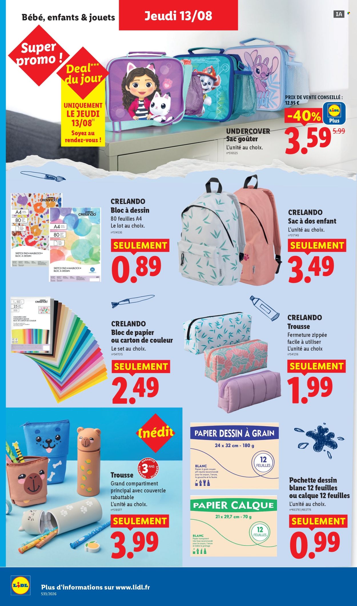 Catalogue Lidl - 13/08/2026 - 19/08/2026. Page 40