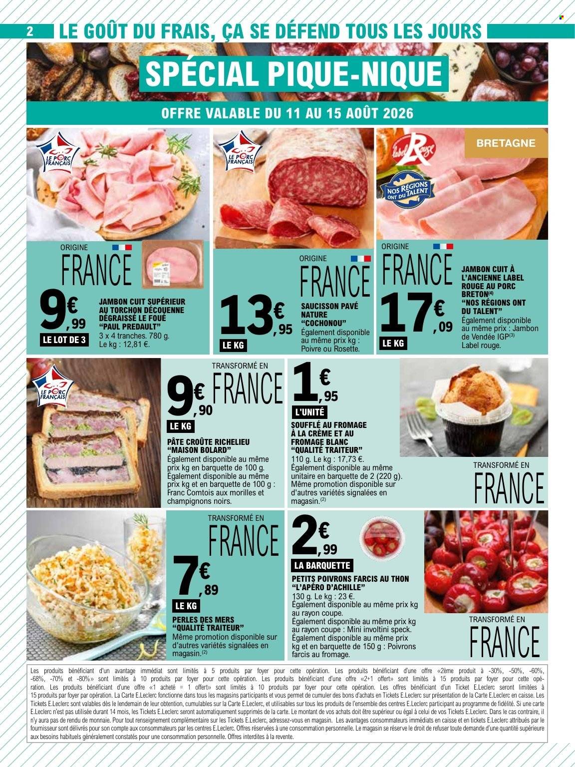 Catalogue E.Leclerc - 11/08/2026 - 22/08/2026. Page 2