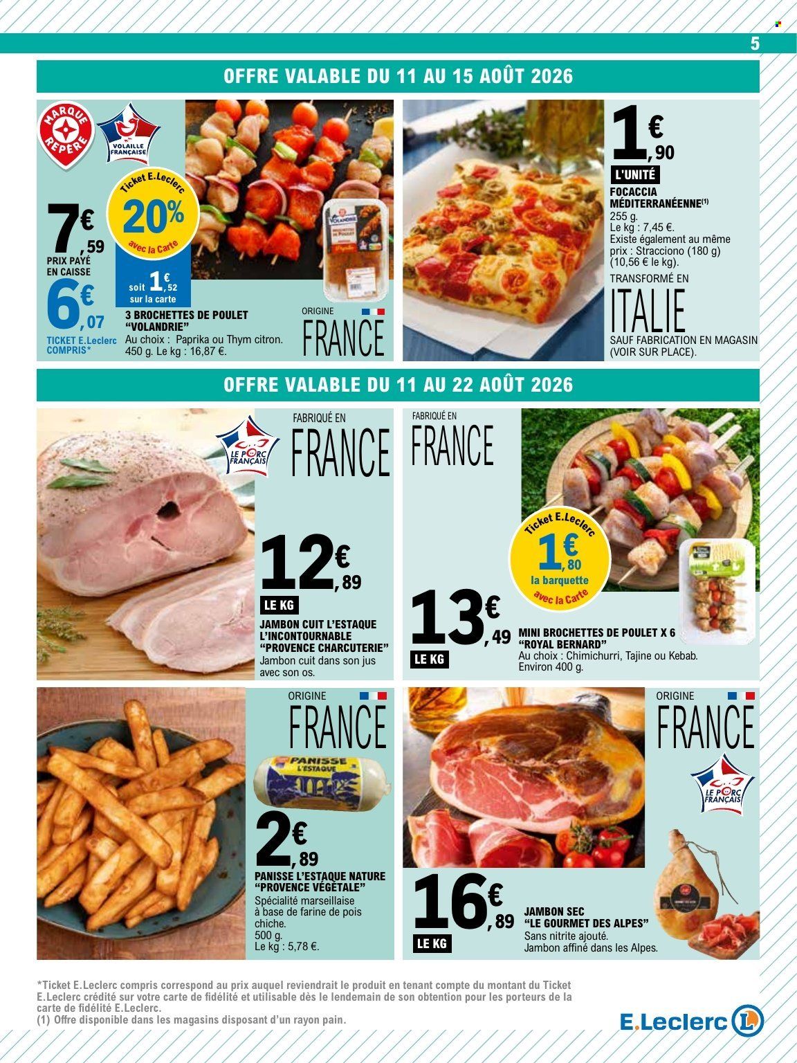 Catalogue E.Leclerc - 11/08/2026 - 22/08/2026. Page 5