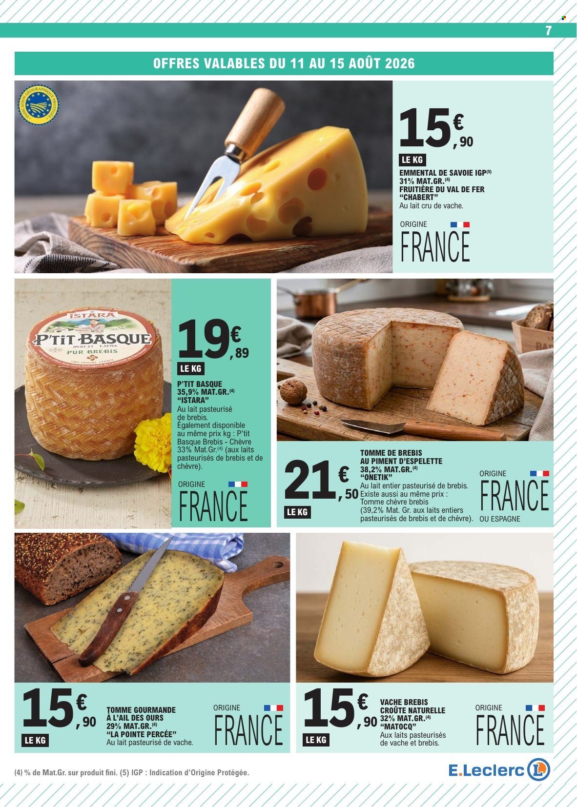 Catalogue E.Leclerc - 11/08/2026 - 22/08/2026. Page 7