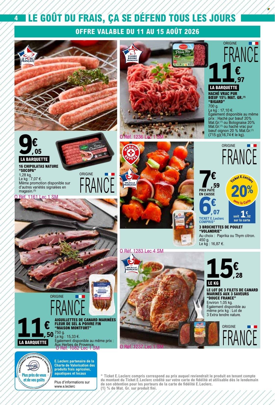 Catalogue E.Leclerc - 11/08/2026 - 22/08/2026. Page 4