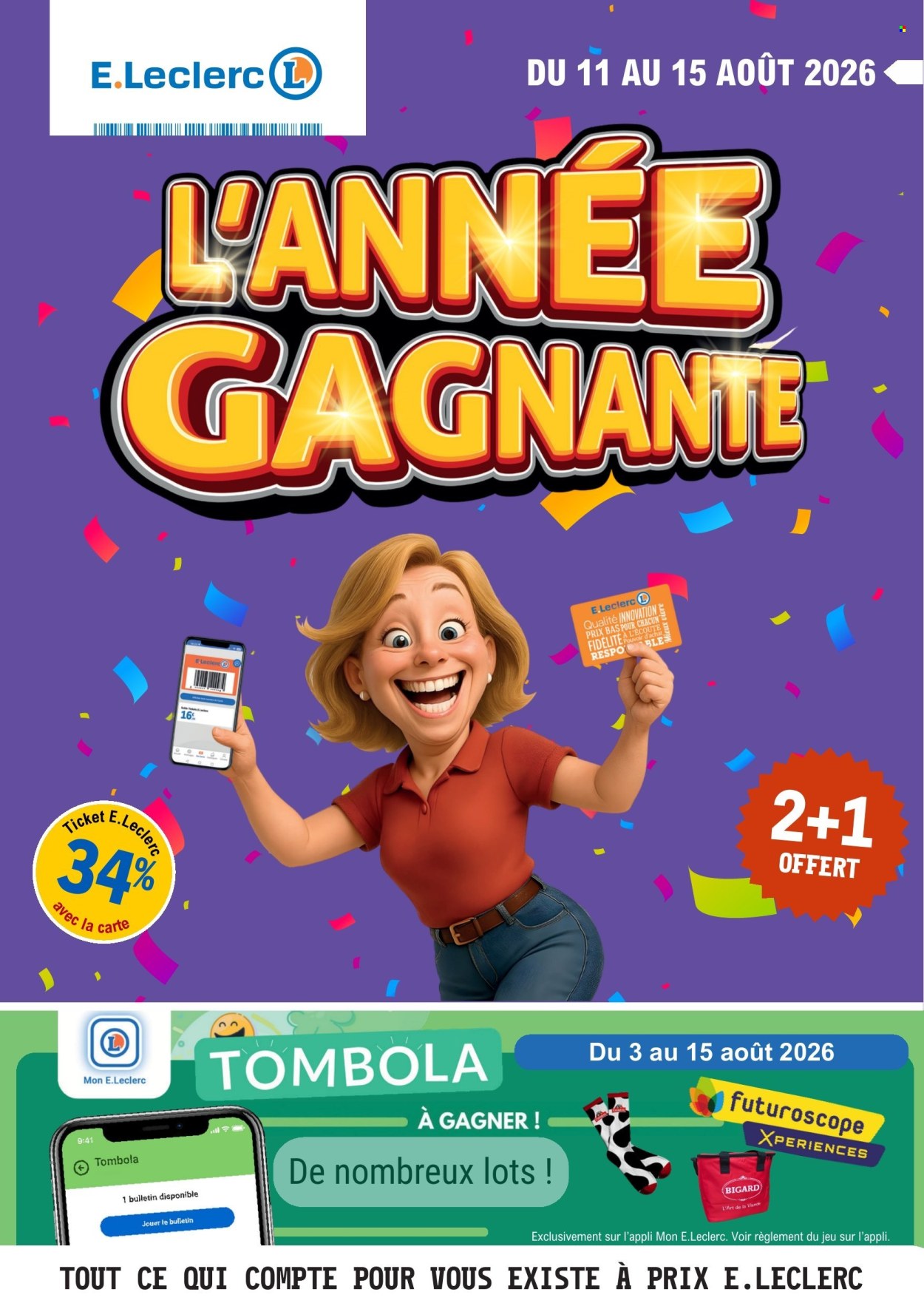 Catalogue E.Leclerc - 11/08/2026 - 15/08/2026. Page 1
