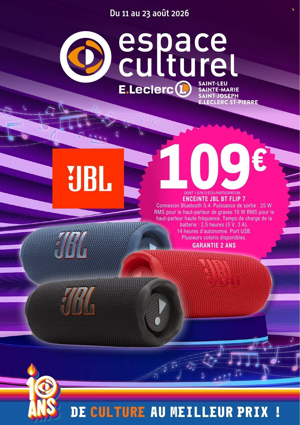 Catalogue E.Leclerc - 11/08/2026 - 23/08/2026. Page 1
