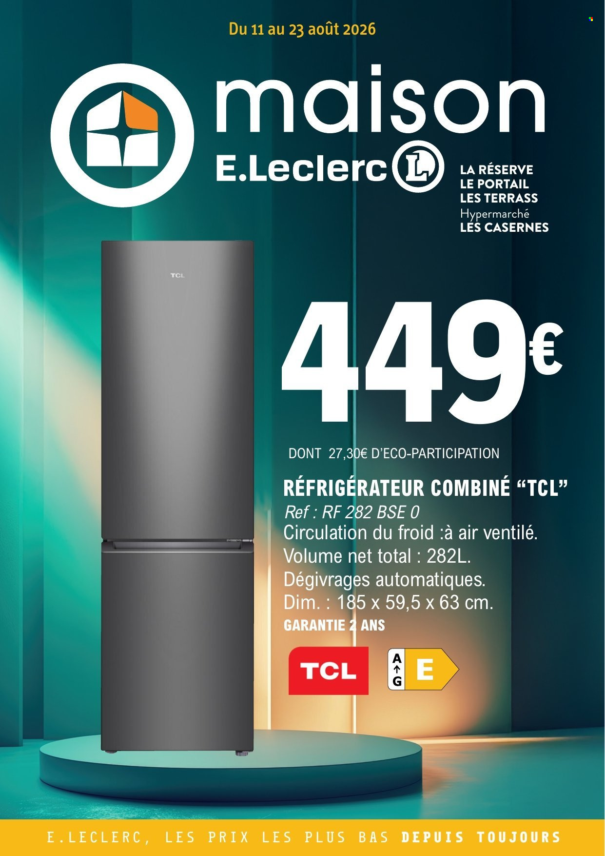 Catalogue E.Leclerc - 11/08/2026 - 23/08/2026. Page 1