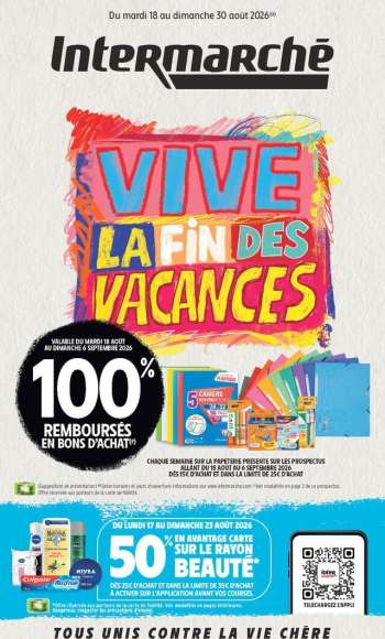 Catalogue Intermarché Super - 18/08/2026 - 30/08/2026.