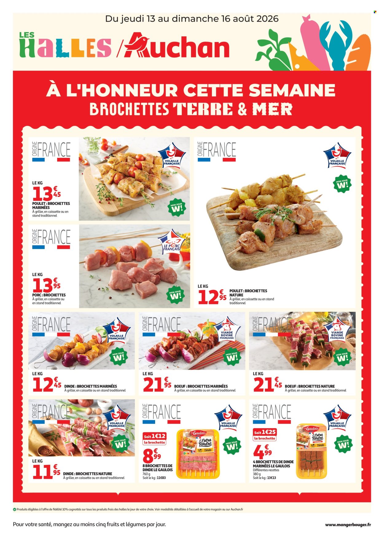 Catalogue Auchan - 13/08/2026 - 16/08/2026. Page 1