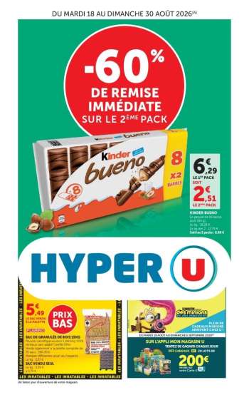 Catalogue HYPER U - 18/08/2026 - 30/08/2026.