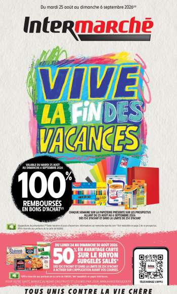 Catalogue Intermarché Contact - 25/08/2026 - 06/09/2026.