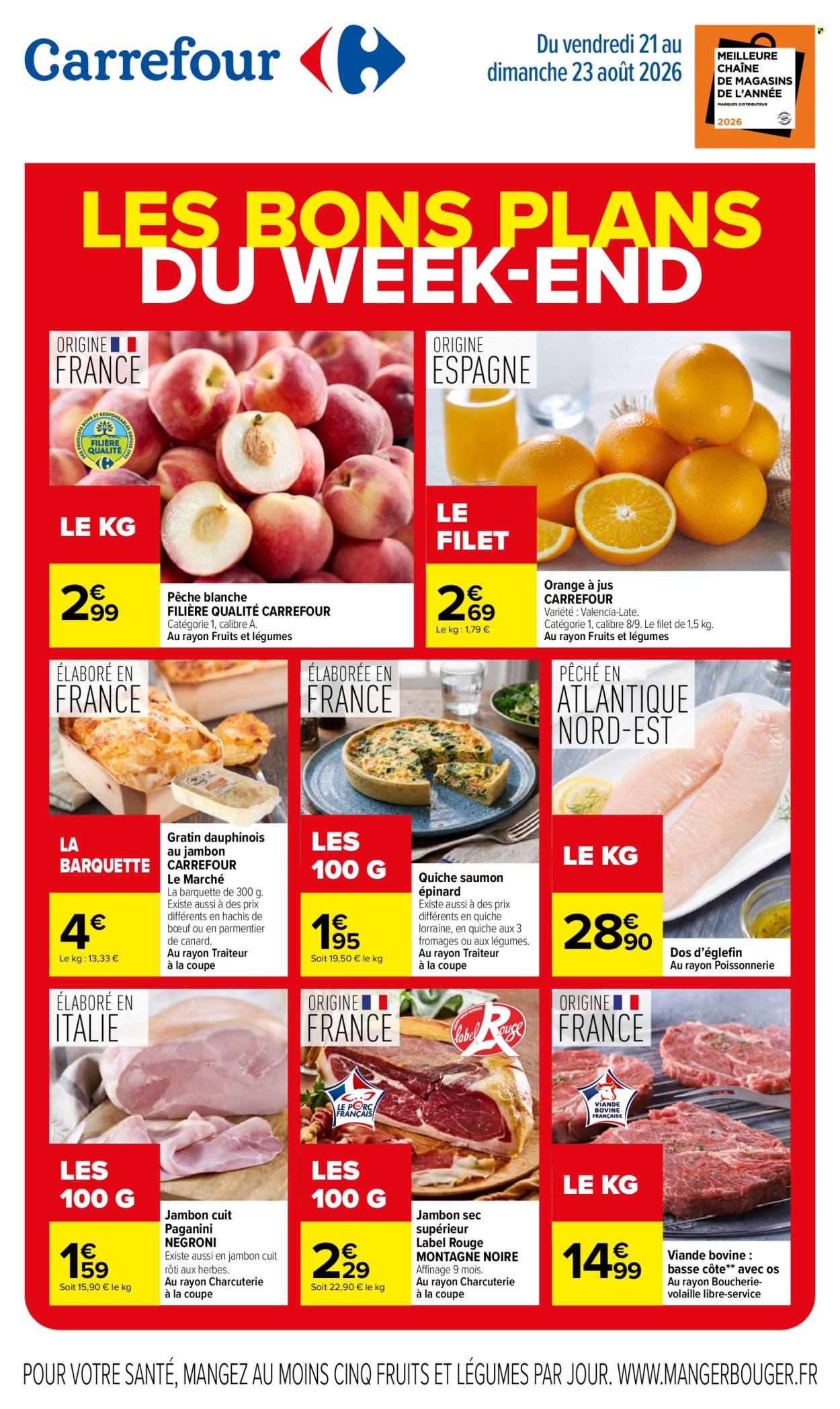 Catalogue Carrefour Hypermarchés - 21/08/2026 - 23/08/2026. Page 1