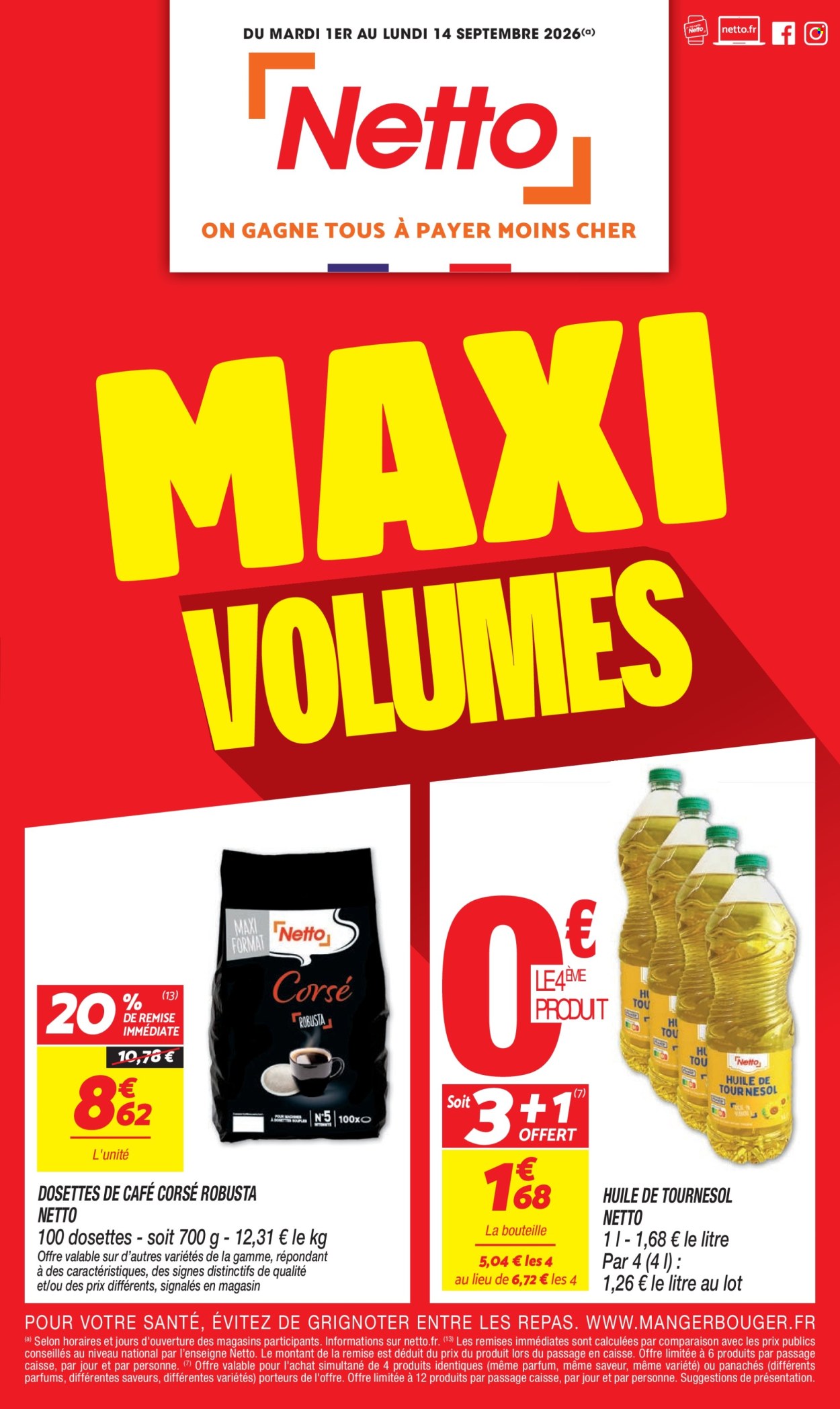 Catalogue Netto - 01/09/2026 - 14/09/2026. Page 1