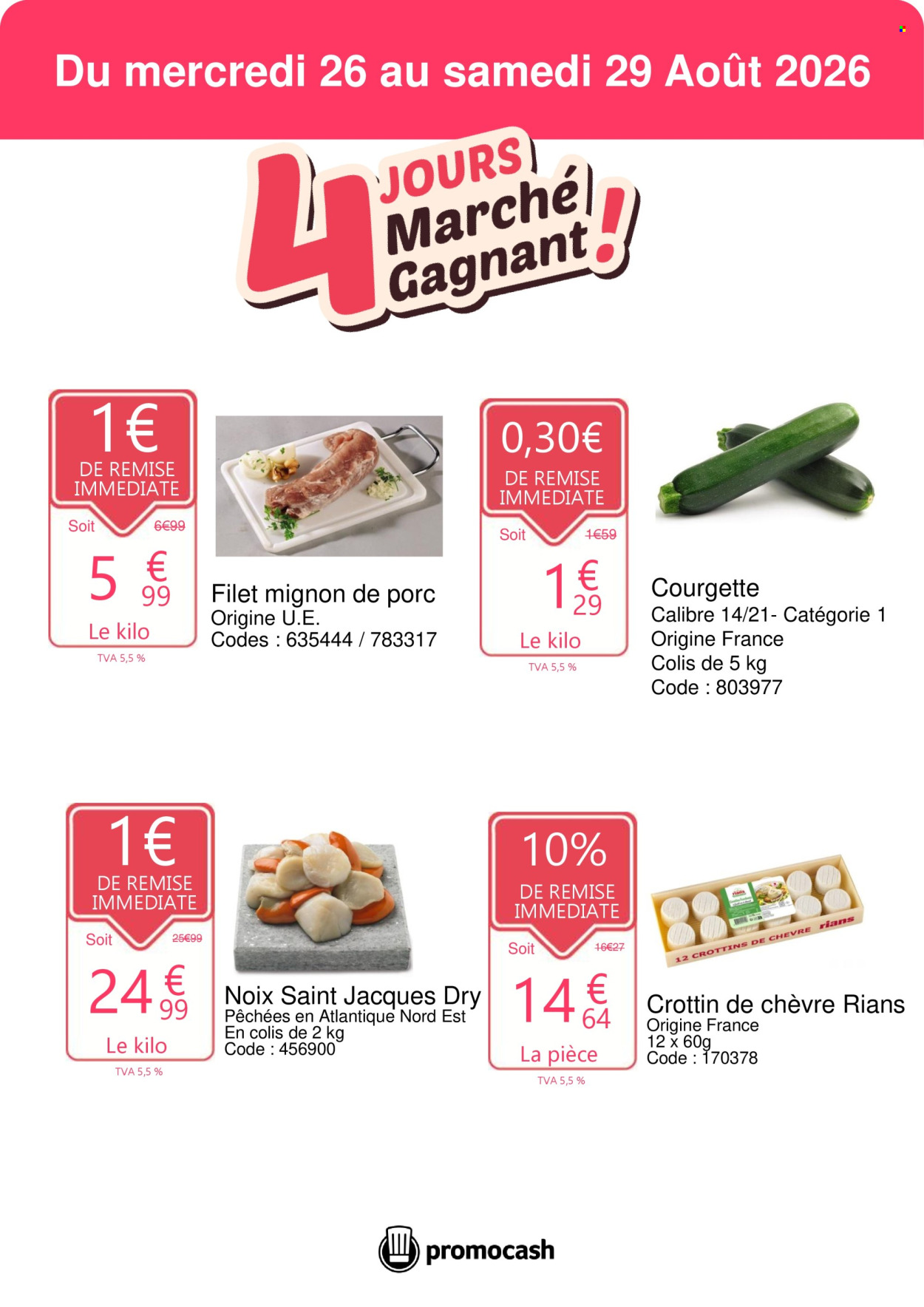 Catalogue Promocash - 26/08/2026 - 29/08/2026. Page 1