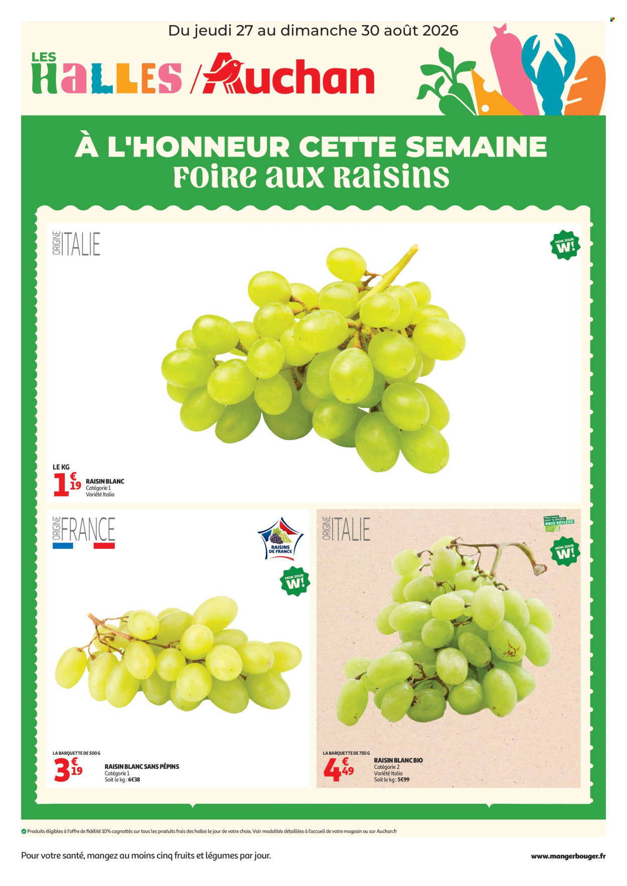 Catalogue Auchan - 27/08/2026 - 30/08/2026. Page 1