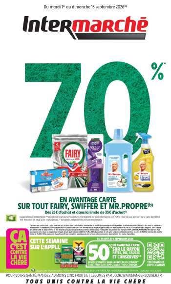 Catalogue Intermarché Super - 01/09/2026 - 13/09/2026.